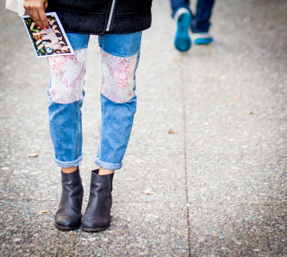 4. Patchwork Jeans Memberikan Kesan Kasual Yang Modis