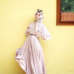 Model Baju Dress Panjang Simple 1